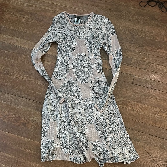 BCBG Dresses & Skirts - Stunning Knit BCBG Ballerina 🩰 Pink and Black Dress